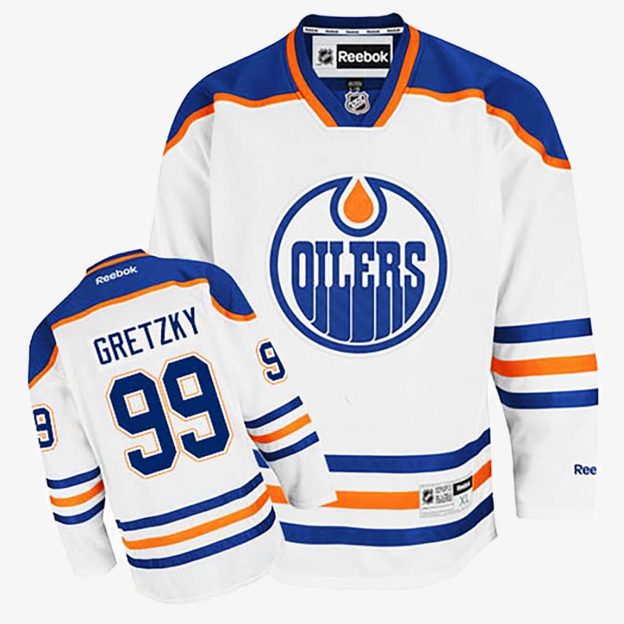 edmonton oilers wayne gretzky white women jersey