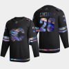 elias lindholm flames black iridescent holographic collection authentic jersey