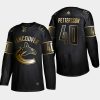 elias pettersson canucks black 2019 nhl golden edition authentic jersey