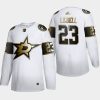 esa lindell stars white nhl golden edition authentic jersey