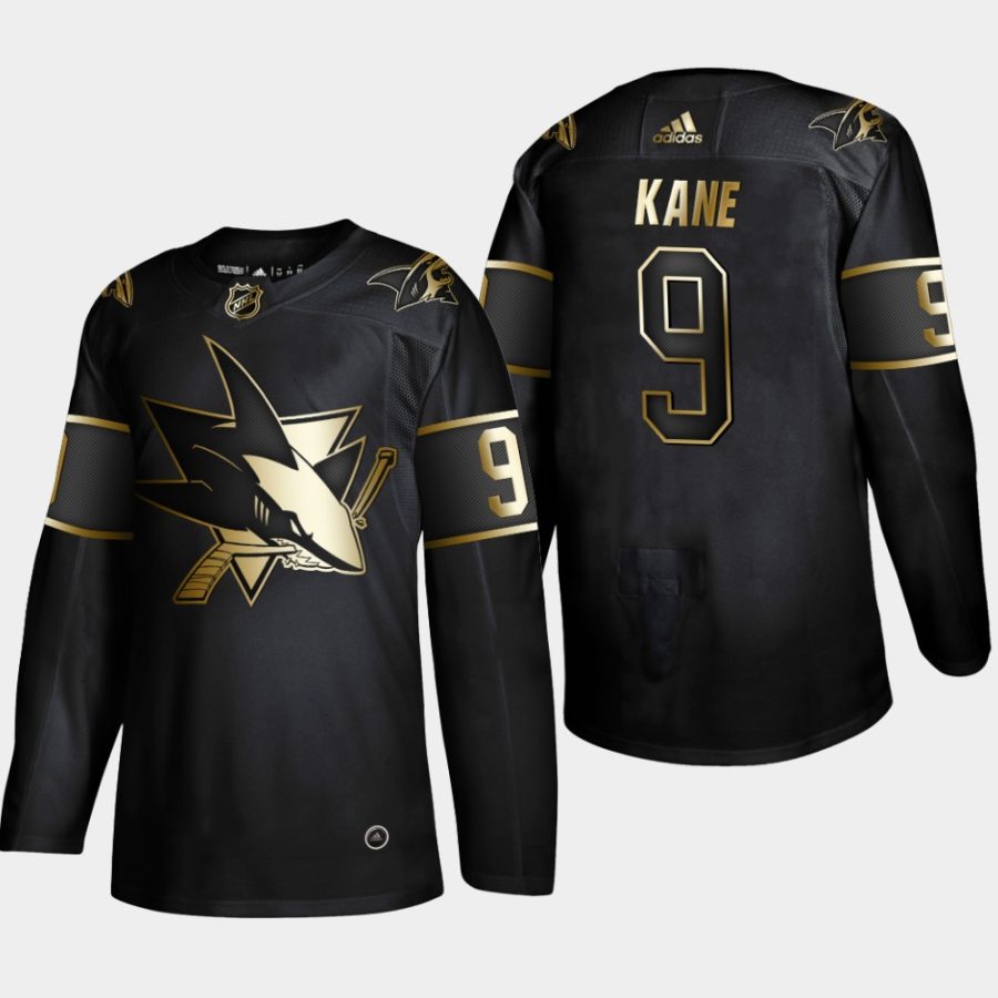 evander kane sharks black 2019 nhl golden edition authentic jersey