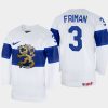 finland hockey niklas friman 2022 iihf world championship home jersey white