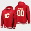 flames custom red 2019 heritage classic rinkside throwback hoodie