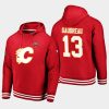 flames johnny gaudreau red 2019 heritage classic rinkside throwback pullover hoodie