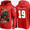 flames matthew tkachuk cartoon team color red hoodie