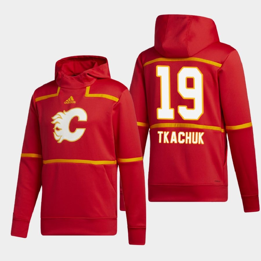 flames matthew tkachuk red retro pro hoodie