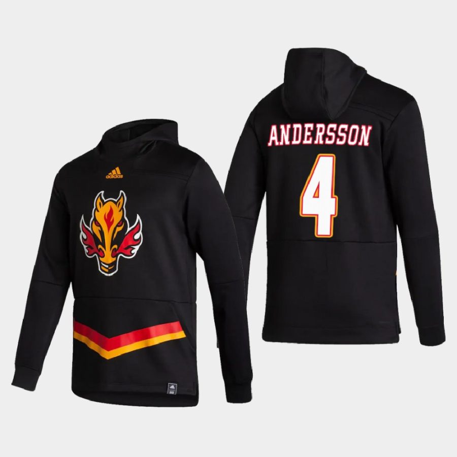 flames rasmus andersson black 2021 reverse retro authentic pullover hoodie