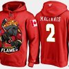 flames retiredal macinnis cartoon team color red hoodie