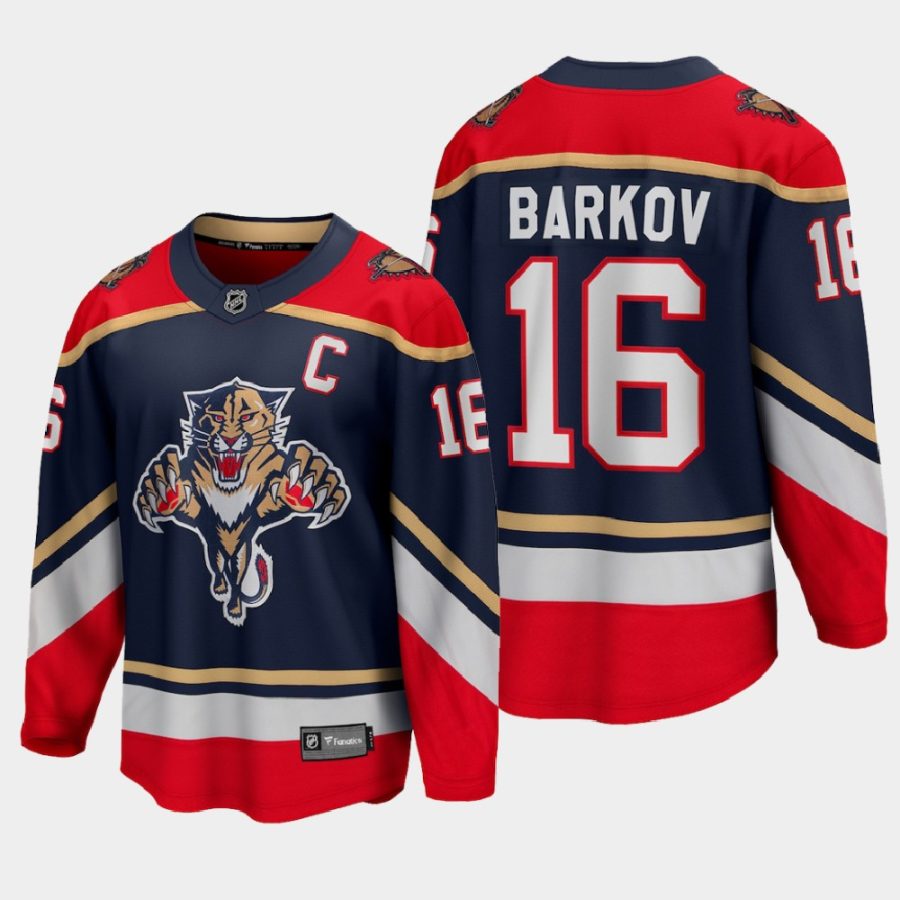 florida panthers aleksander barkov reverse retro 2020 21 special edition breakaway player jersey blue