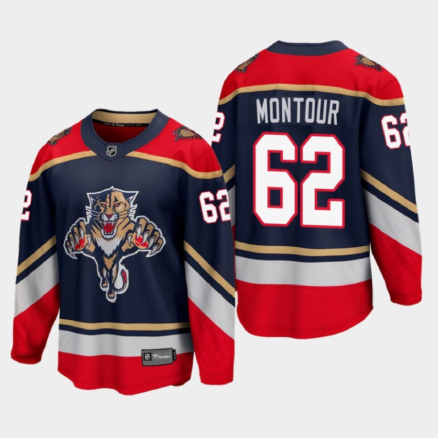 florida panthers brandon montour reverse retro 2021 jersey navy