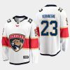 florida panthers carter verhaeghe away 2020 21 breakaway player jersey white