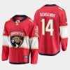 florida panthers grigori denisenko home 2020 21 breakaway player jersey red