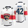 florida panthers gustav forsling away 2020 21 breakaway player jersey white