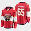 florida panthers markus nutivaara home 2020 21 breakaway player jersey red