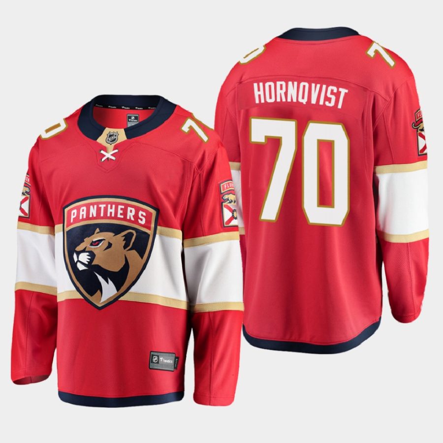 florida panthers patric hornqvist home 2020 21 breakaway player jersey red