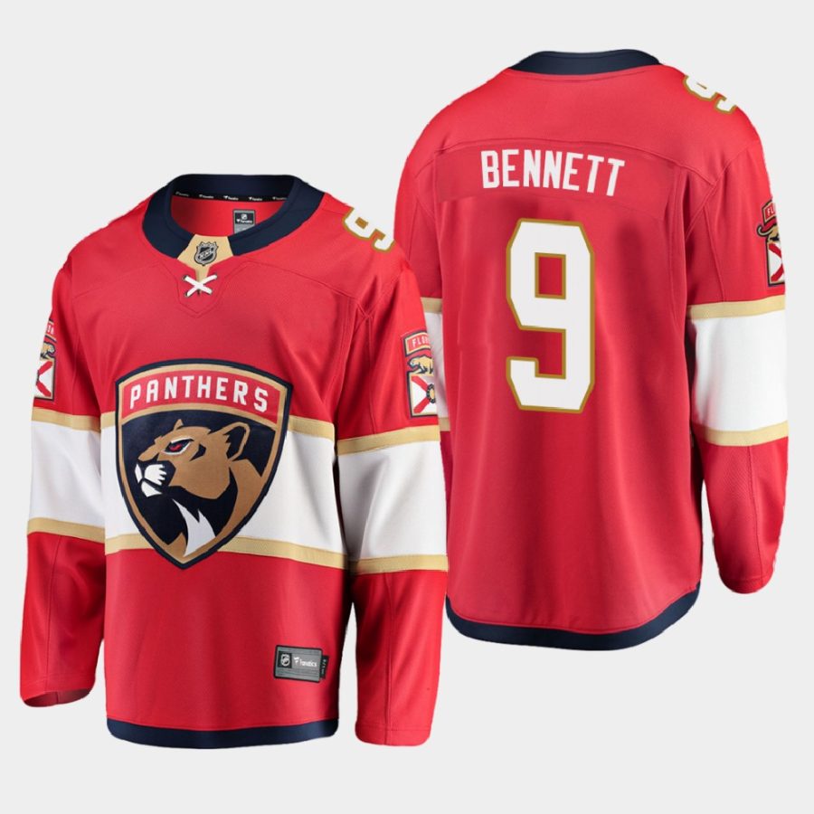 florida panthers sam bennett home 2021 jersey red