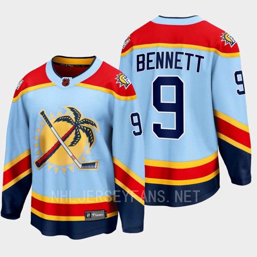 florida panthers sam bennett special edition 2.0 2022 breakaway retro jersey blue