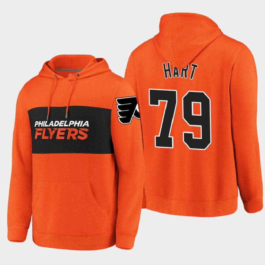 flyers carter hart orange classics faux cashmere hoodie