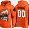 flyers custom cartoon team color orange hoodie