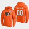 flyers custom orange 2021 lake tahoe outdoor games primary logo pullover hoodie