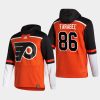 flyers joel farabee orange 2021 reverse retro authentic pullover hoodie 0a