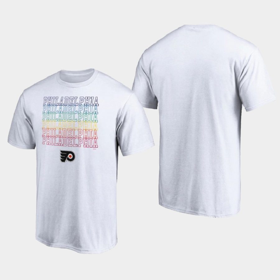 flyers white city pride t shirt