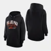 flyers women black filigree logo pullover g iii 4her by carl banks hoodie