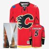 foundation player award mark giordano reebok red home premier jersey