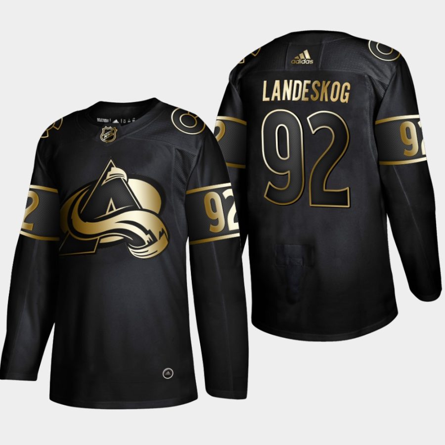 gabriel landeskog avalanche black 2019 nhl golden edition authentic jersey