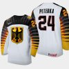 germany john jason peterka 2021 iihf world junior championship away jersey white