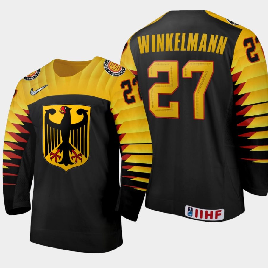 germany marius winkelmann 2021 iihf u18 world championship away jersey black