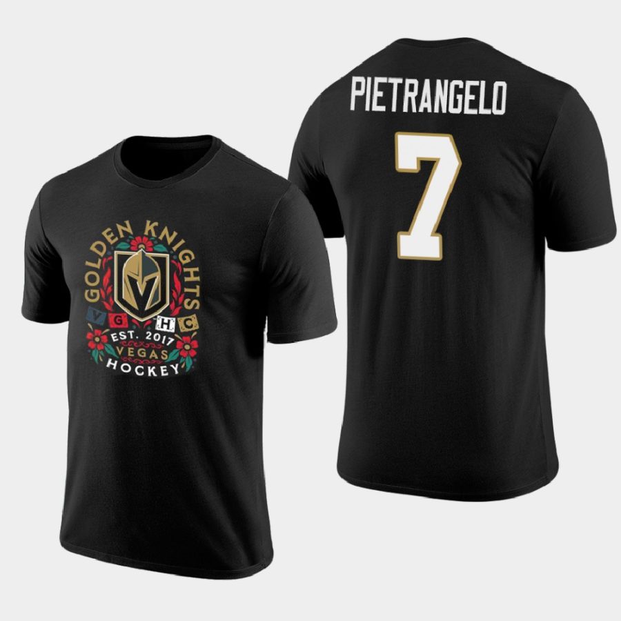 golden knights alex pietrangelo black 2021 latino heritage night t shirt