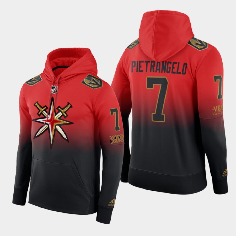 golden knights alex pietrangelo red black 2021 reverse retro gradient hoodie