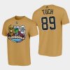 golden knights alex tuch gold 2021 lake tahoe outdoor games mascot cartoon t shirt