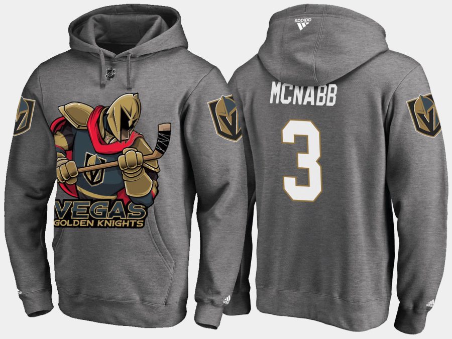 golden knights brayden mcnabb cartoon team color heather grey hoodie