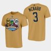 golden knights brayden mcnabb gold 2021 lake tahoe outdoor games mascot cartoon t shirt