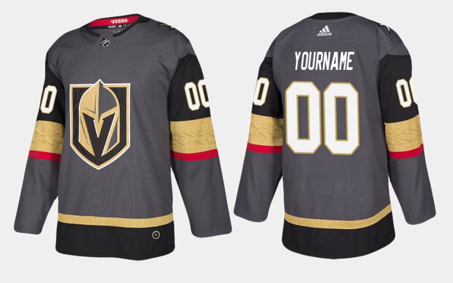 golden knights custom home black jersey