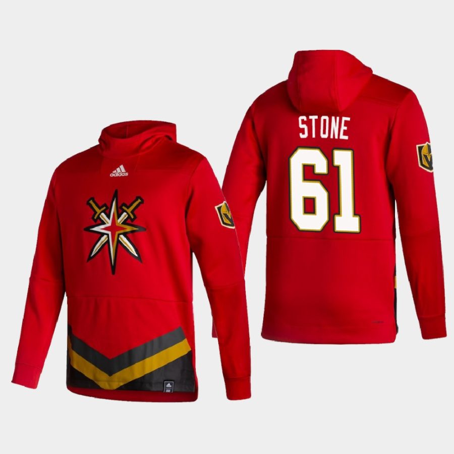 golden knights mark stone red 2021 reverse retro authentic pullover hoodie