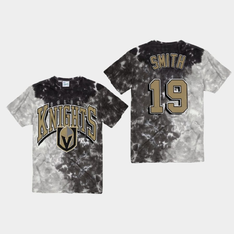 golden knights reilly smith black vintage tubular retro tie dye t shirt