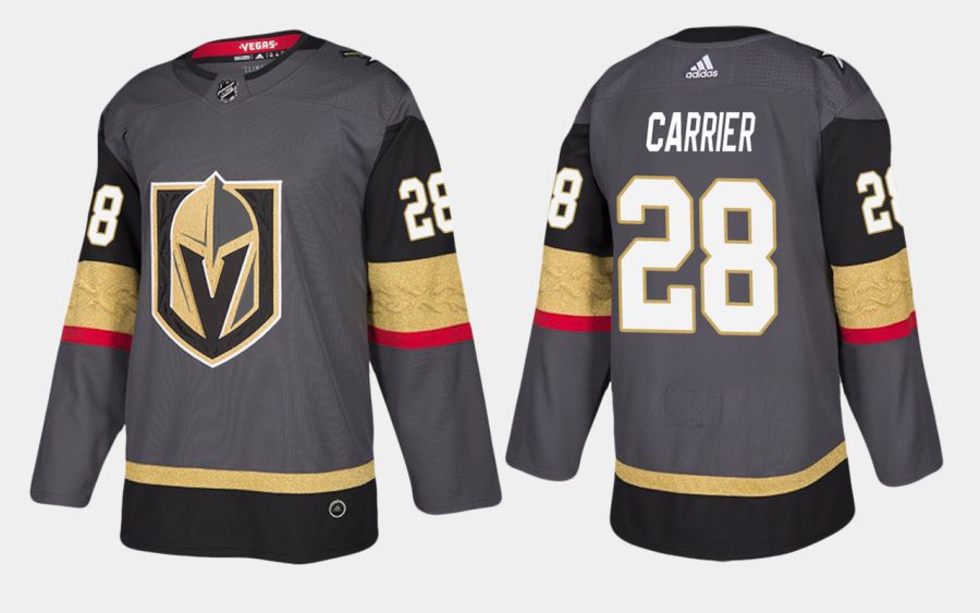 golden knights william carrier home black jersey