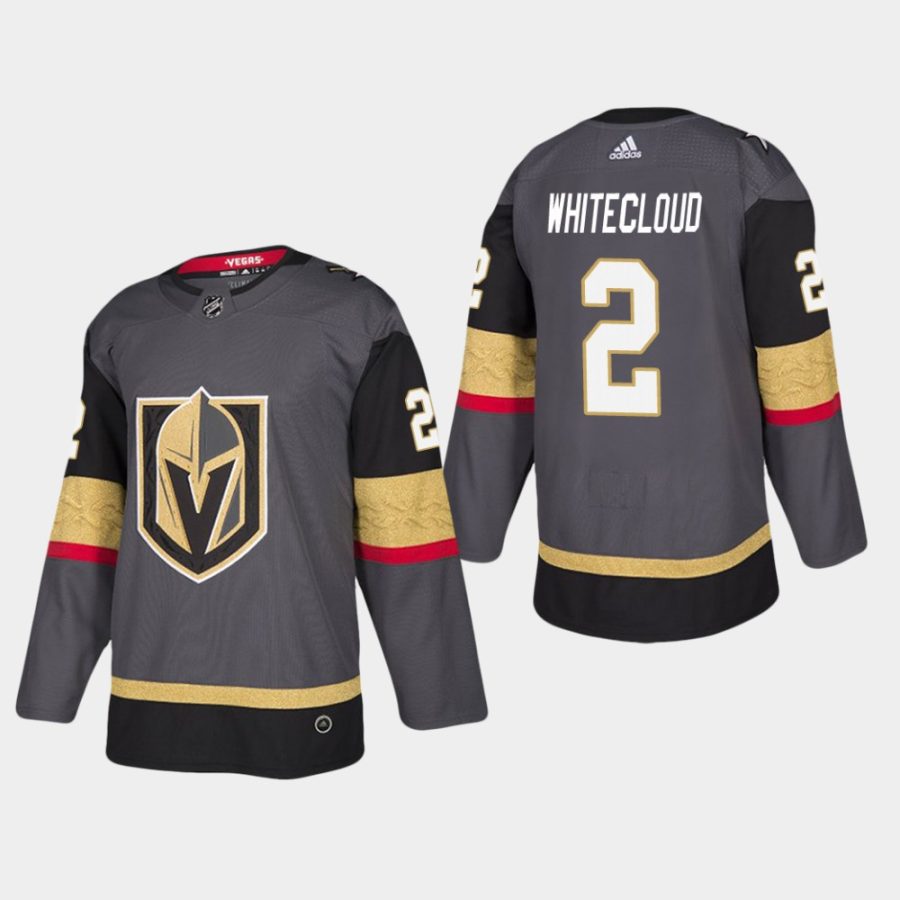 golden knights zach whitecloud home black jersey