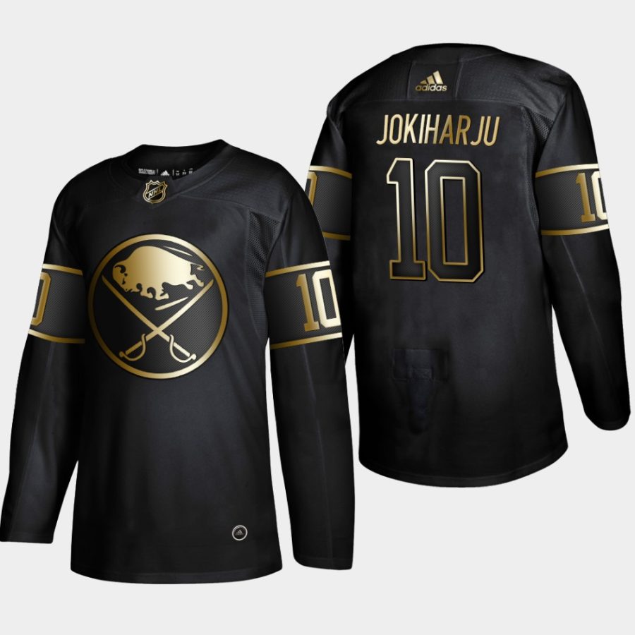 henri jokiharju sabres black nhl golden edition authentic jersey