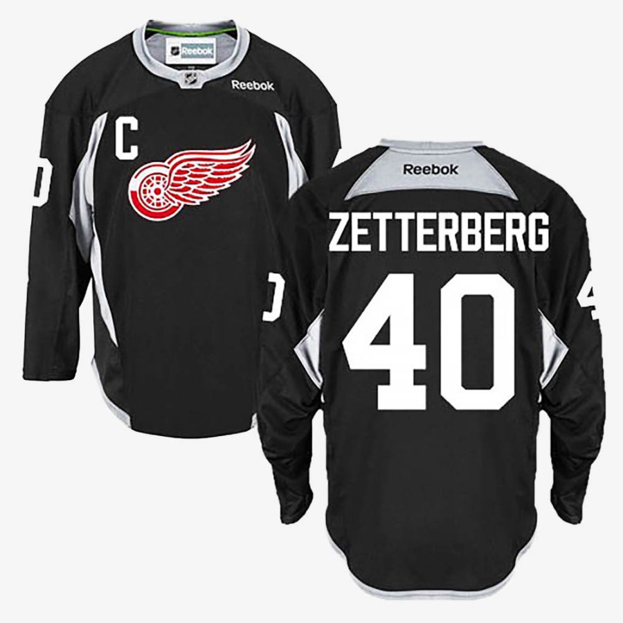 henrik zetterberg black practice jersey