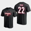 hurricanes brett pesce black 2021 central division champions t shirt