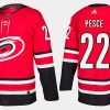 hurricanes brett pesce home red jersey