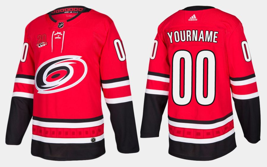 hurricanes custom home red jersey