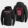 hurricanes dougie hamilton black 2020 stanley cup playoffs top cheddar pullover hoodie