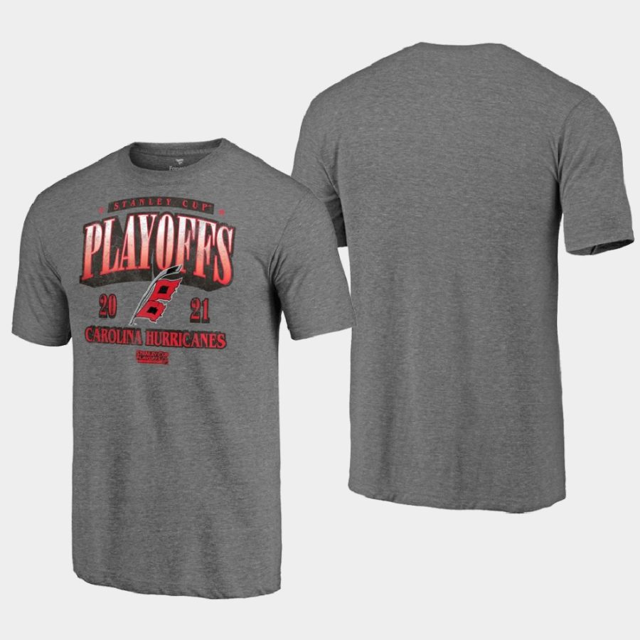 hurricanes heathered gray 2021 stanley cup playoffs ring the alarm t shirt