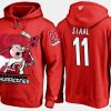 hurricanes jordan staal cartoon team color red hoodie