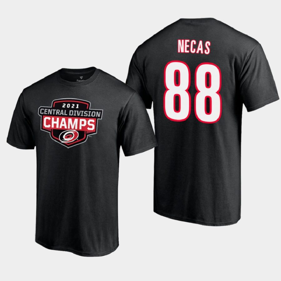 hurricanes martin necas black 2021 central division champions t shirt